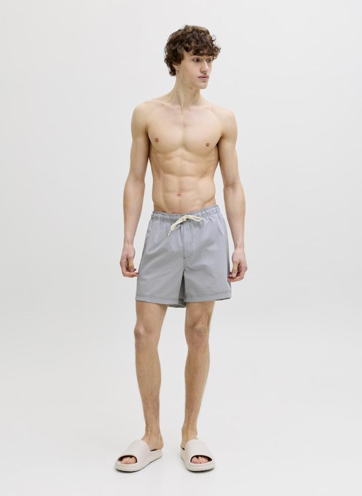 JACK & JONES Casual Drawstring Swim Shorts - Image 3